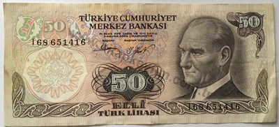 50 Türk Lirası - 1970 | Kitap Keyfim